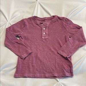 Crewcuts Long Sleeve Henley Shirt - Mauve